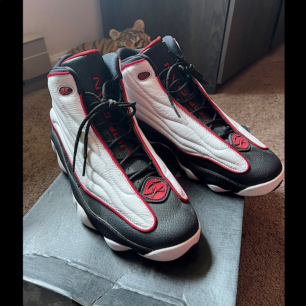 Air Jordan Pro Strong - Size 12 - White/Red/Black